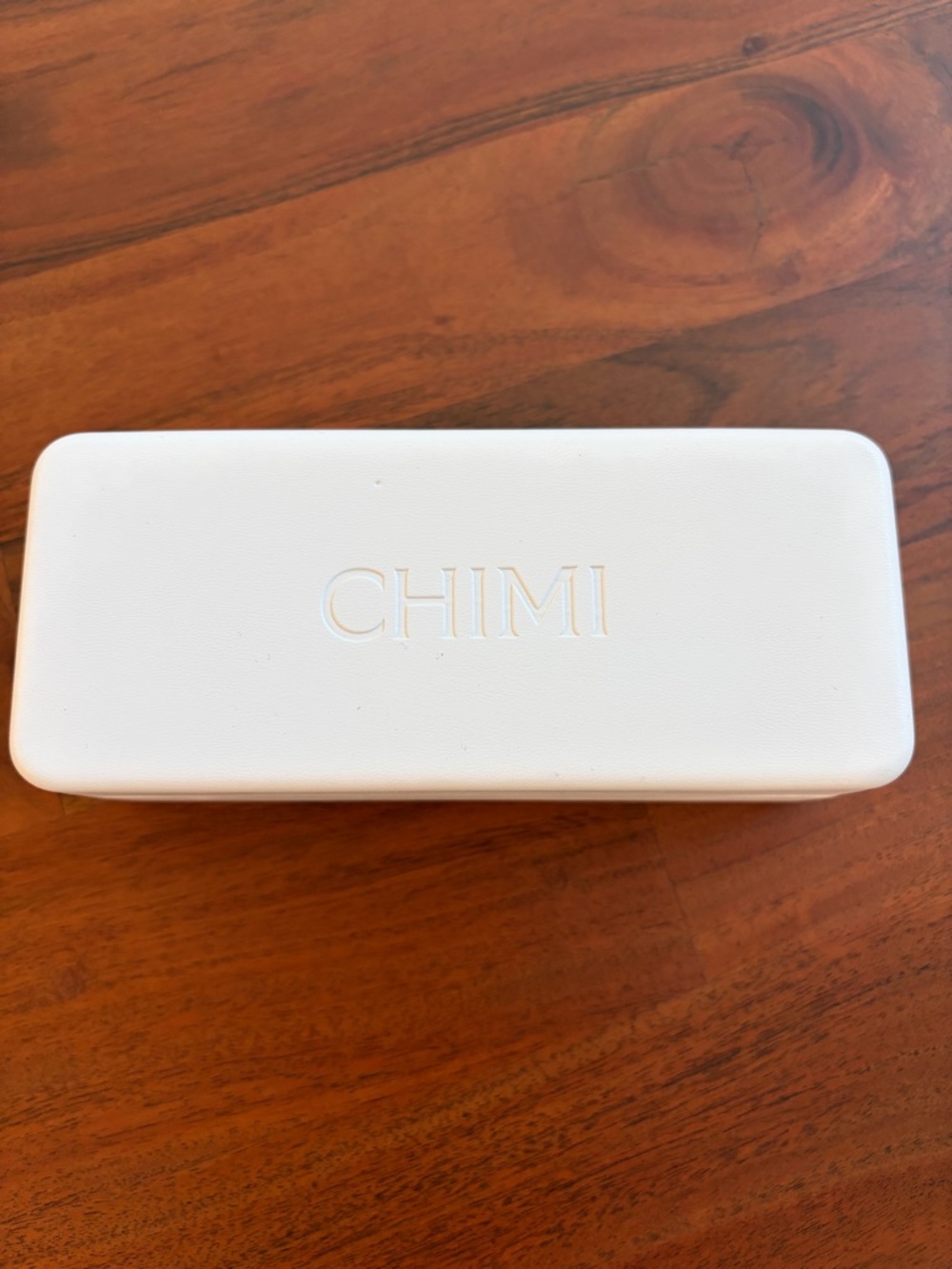 CHIMI Eyewear White Logo Case